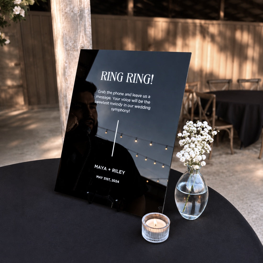 Gathurr wedding signage