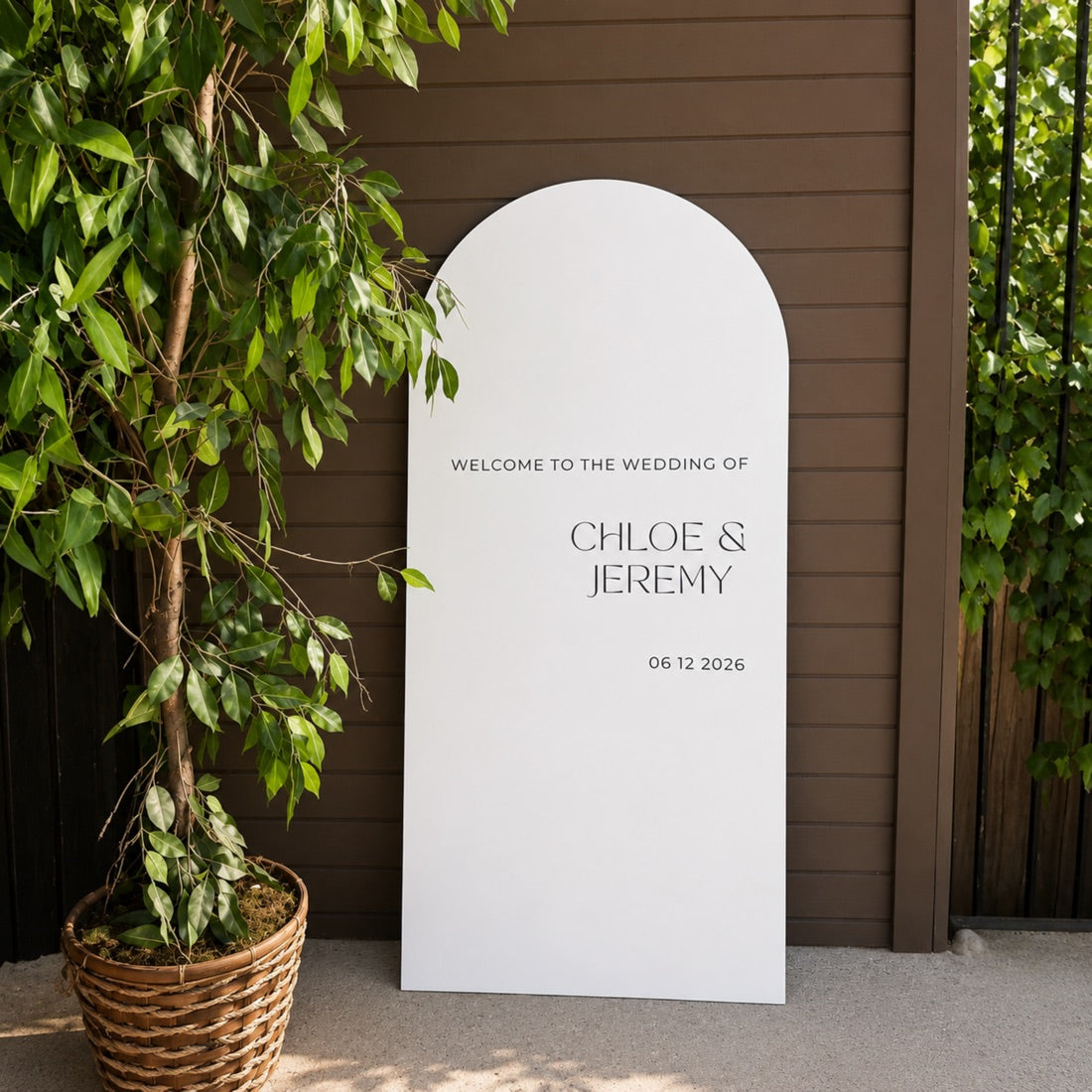 Gathurr wedding signage
