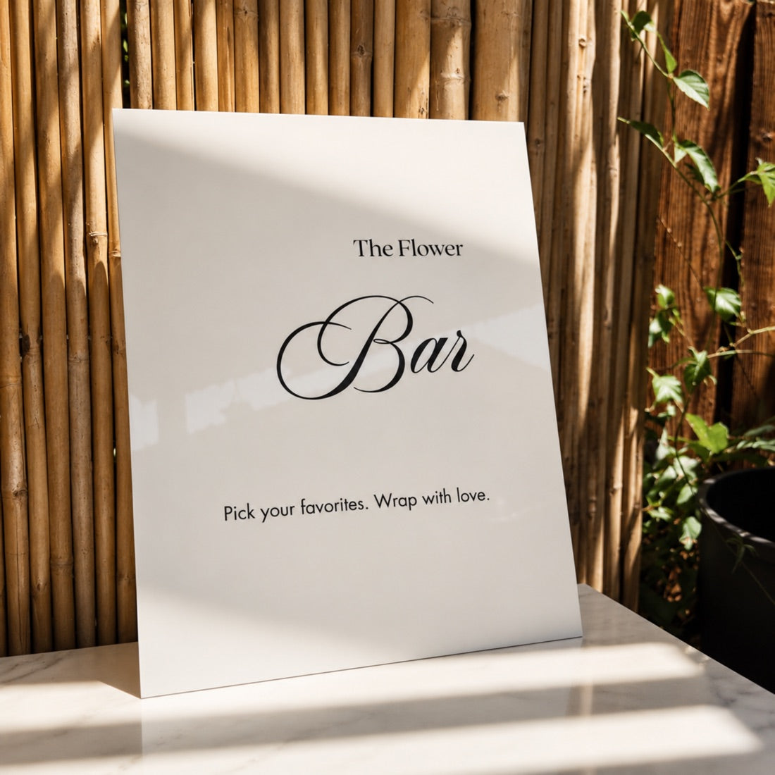 Gathurr wedding signage