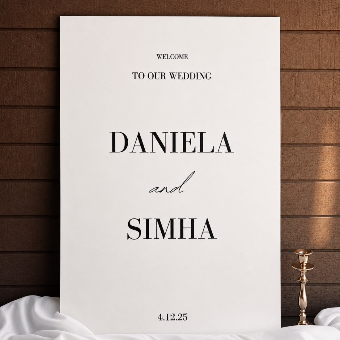 Gathurr wedding signage