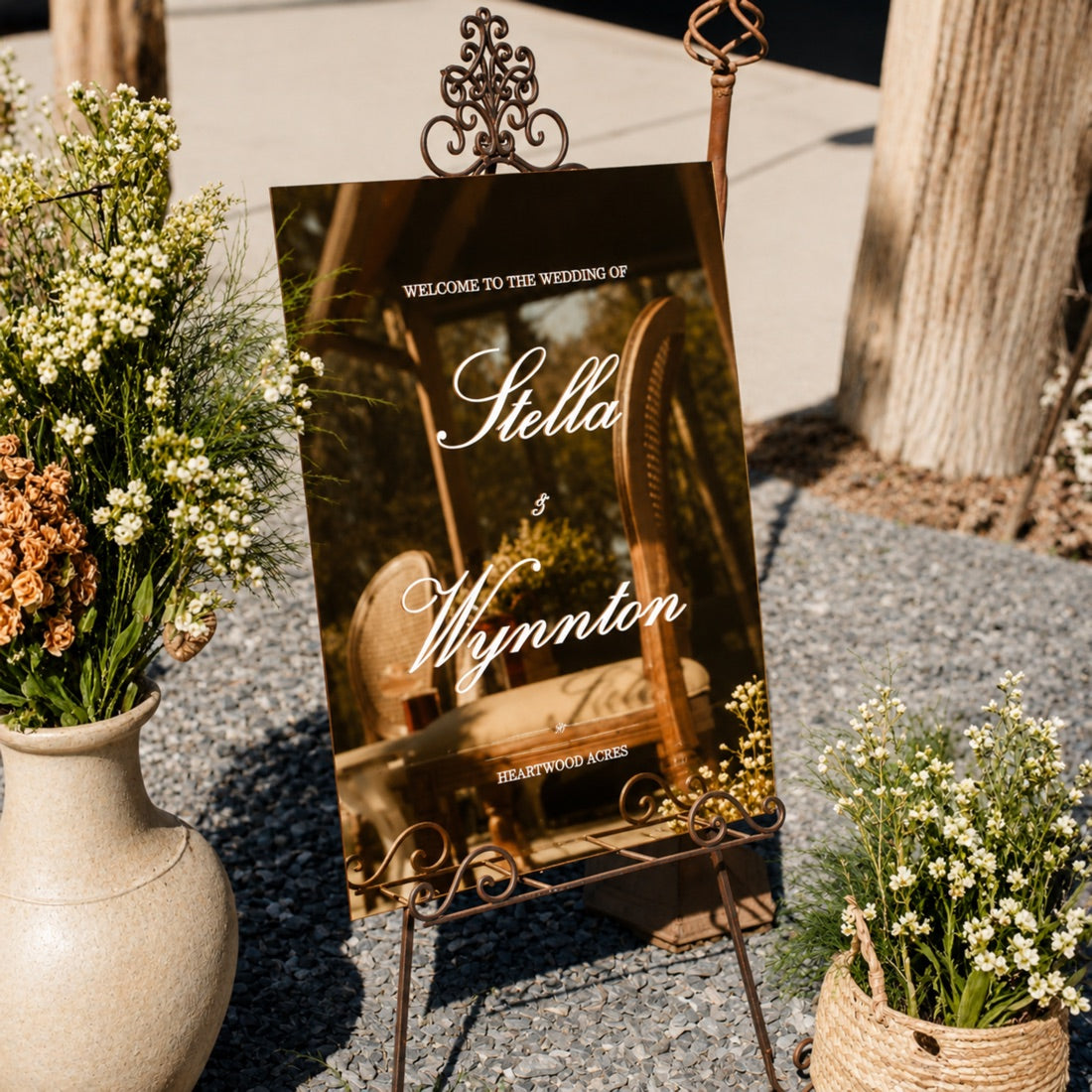 Gathurr wedding signage