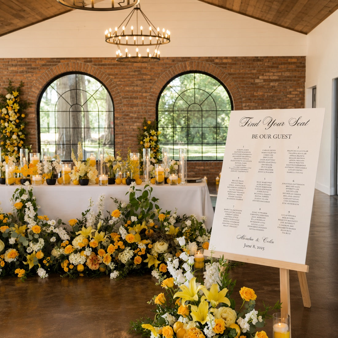 Gathurr wedding signage