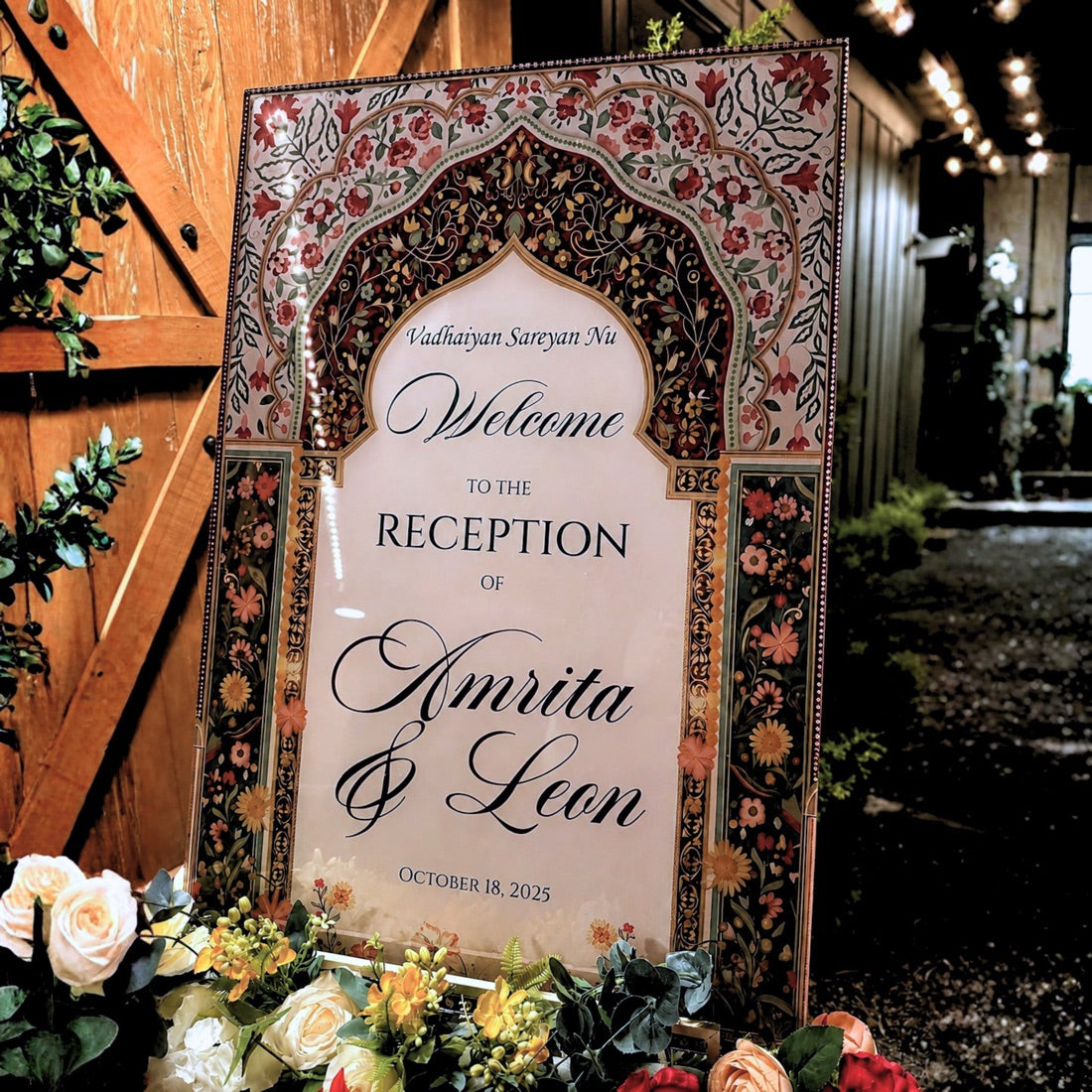 Gathurr wedding signage