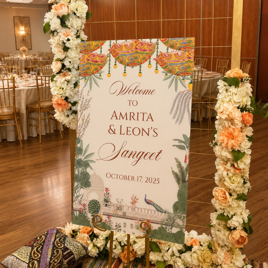 Gathurr wedding signage