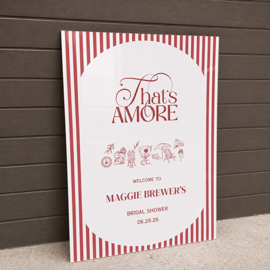 Gathurr wedding signage