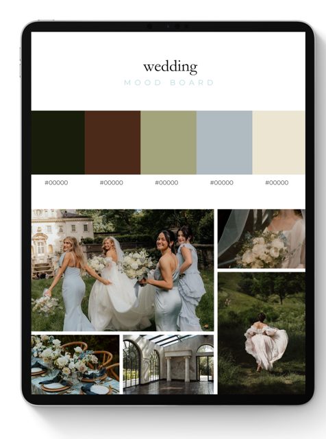 Wedding Blueprint Planner Moodboards
